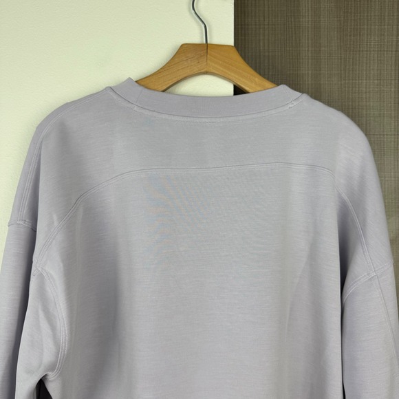 Lululemon Perfectly Oversized Cropped Crew Softstreme Faint Lavender - Picture 7 of 10